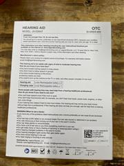 Sharper Image Smart OTC BTE Hearing Aid Noise Cancelling Rechargeable Case